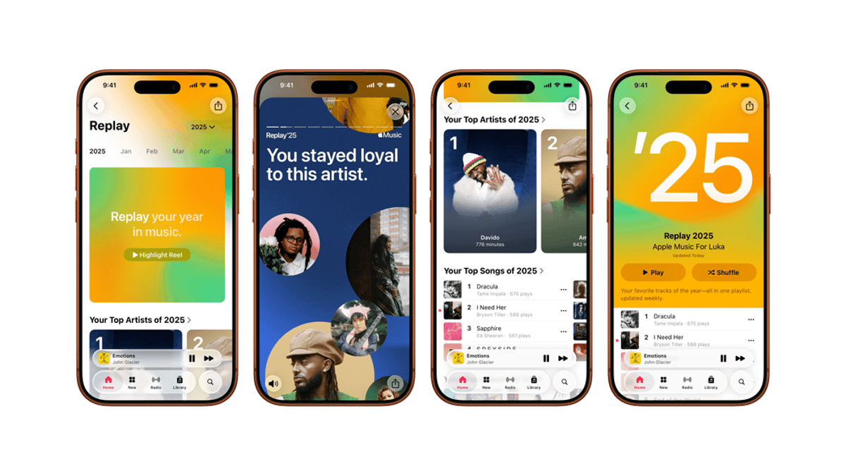 Apple Music Replay 2025 Beats Spotify to Year-End Stats