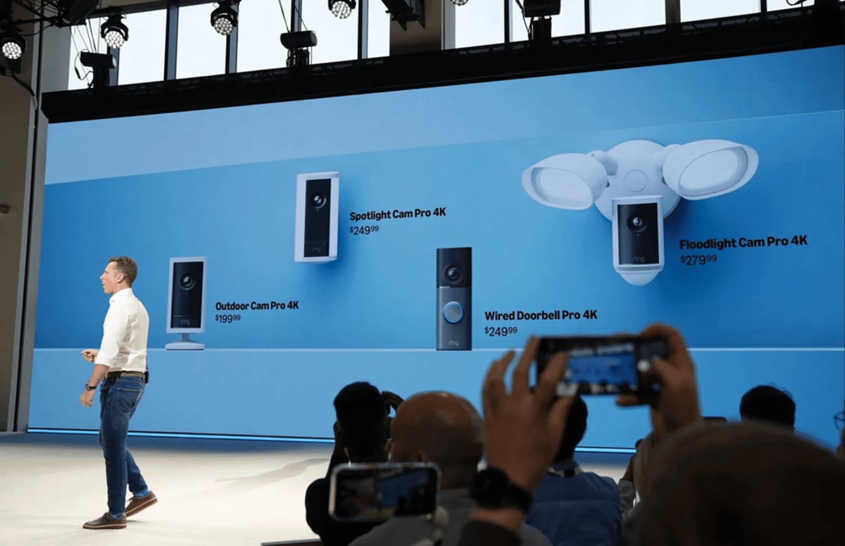 Amazon Ring rolls out 4K cameras with AI 'Retinal Vision' tech