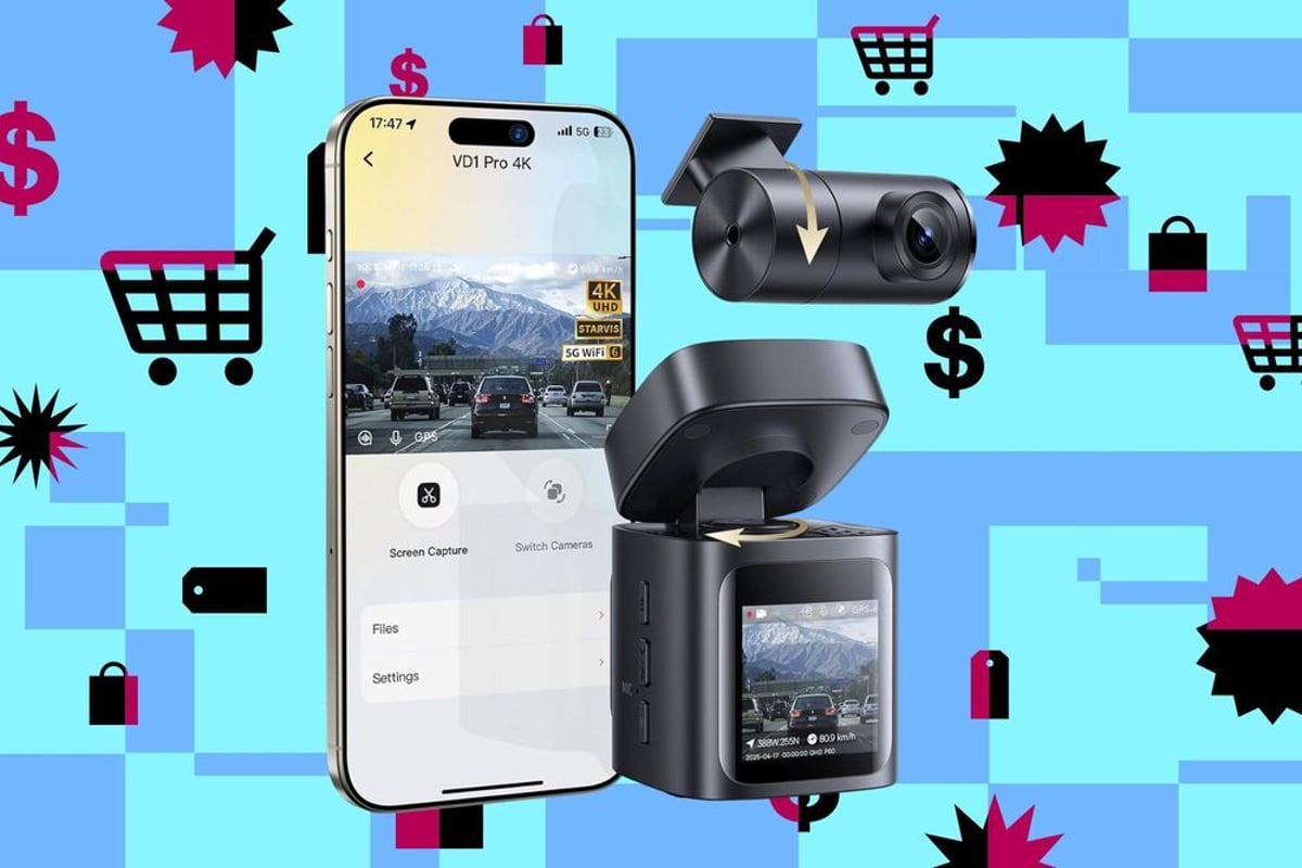 Baseus solar dash cam hits record low at $110