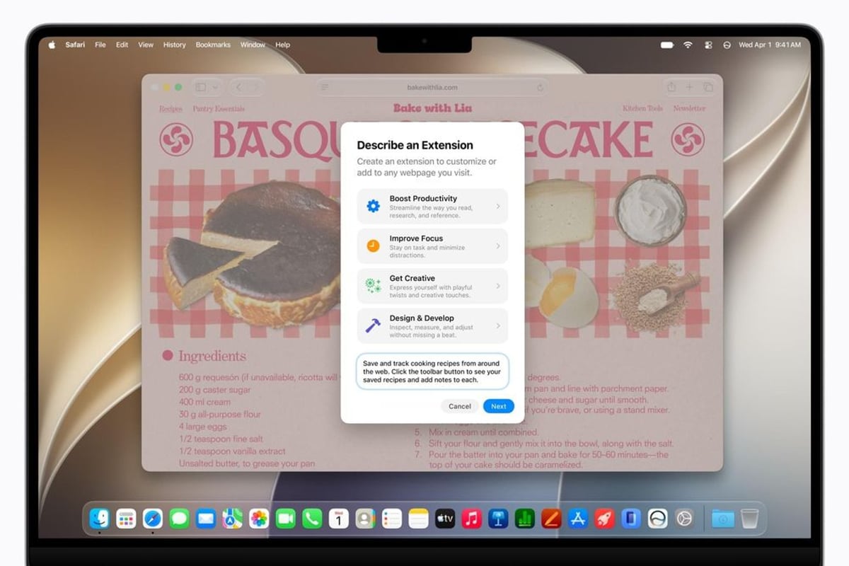 Apple turns Safari users into extension developers with AI