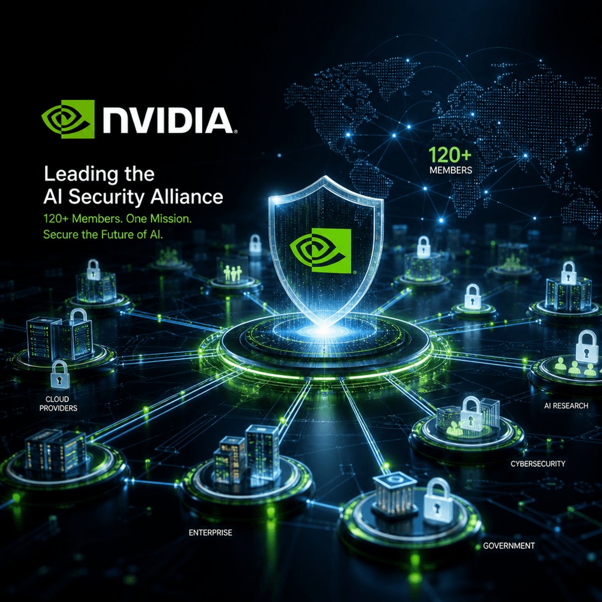 Nvidia's AI Security Alliance Hits 120 Members in One Week
