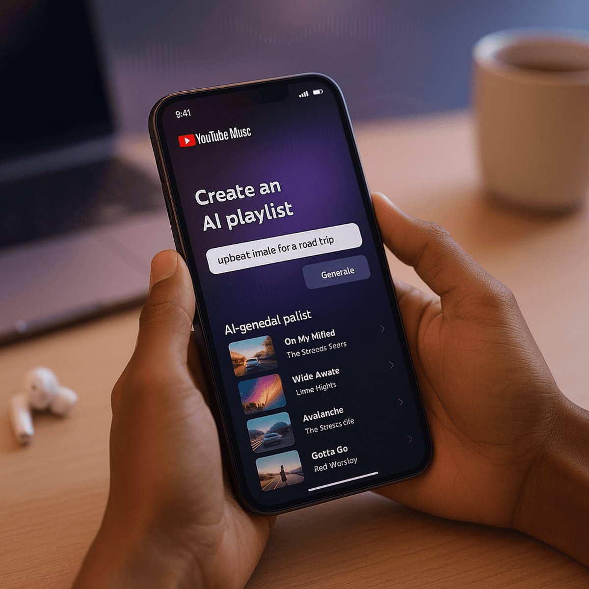 YouTube Music drops AI playlist generator for Premium subs