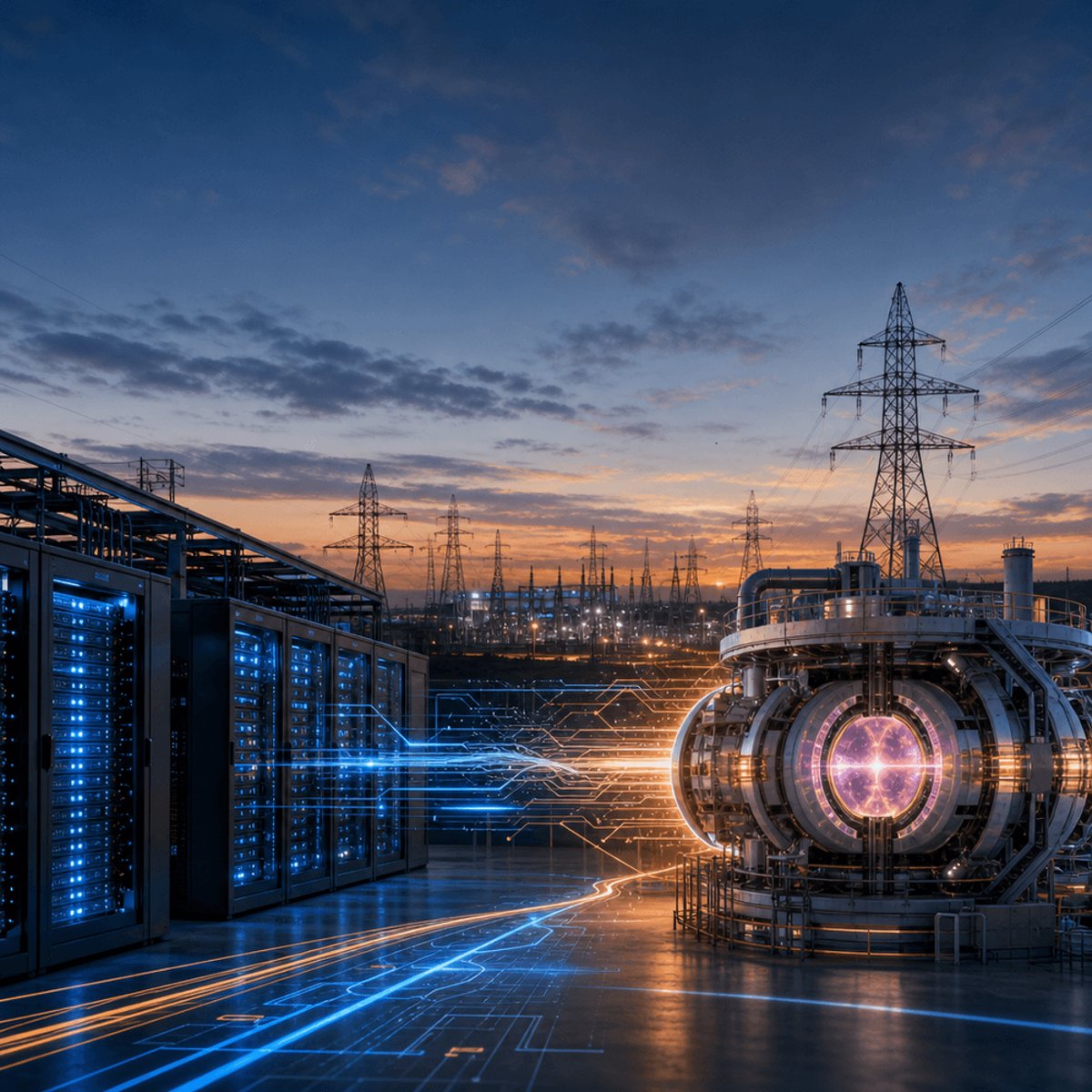 Utilities Race to Fusion Startups as AI Strains Grid