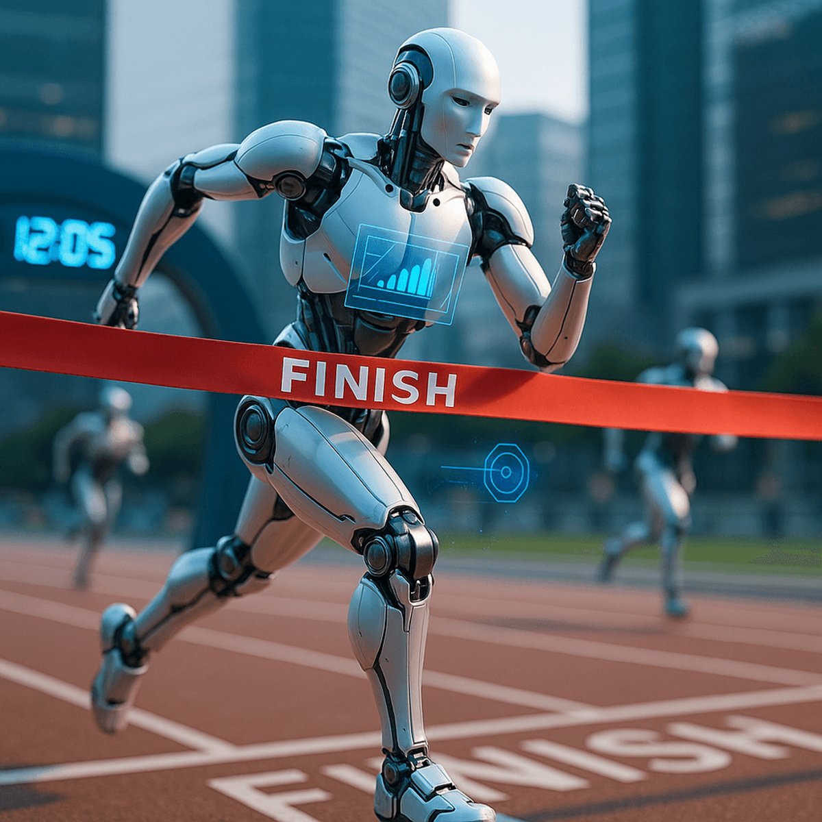 Humanoid robots shatter marathon records in Beijing race