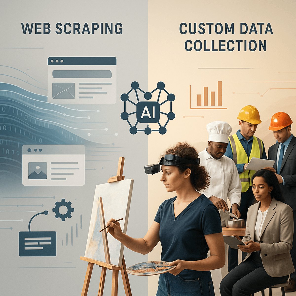 AI Startups Ditch Web Scraping for Custom Data Collection