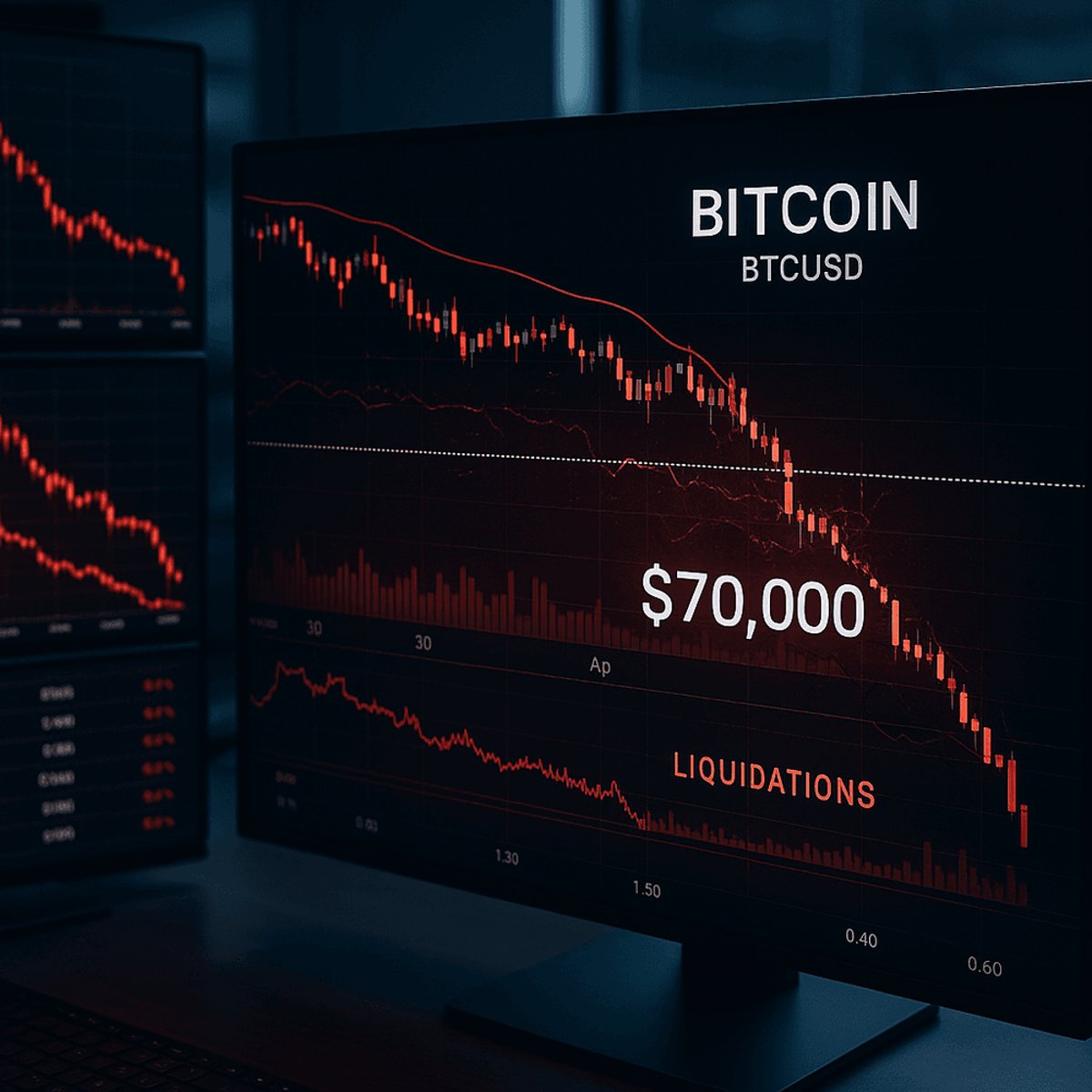 Bitcoin Breaks $70K Support Level as Institutional Selling Intensifies