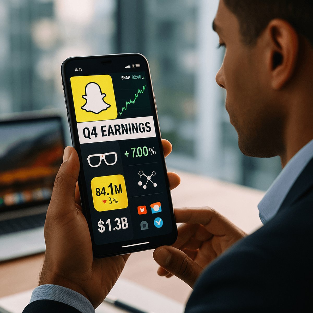 Snap Beats Q4 Revenue Estimates, Stock Jumps 7% After Hours