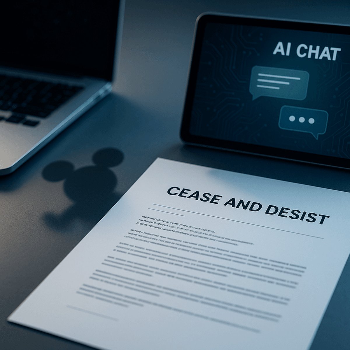 Disney Fires Legal Warning at Character.AI Over Mickey Mouse Bots