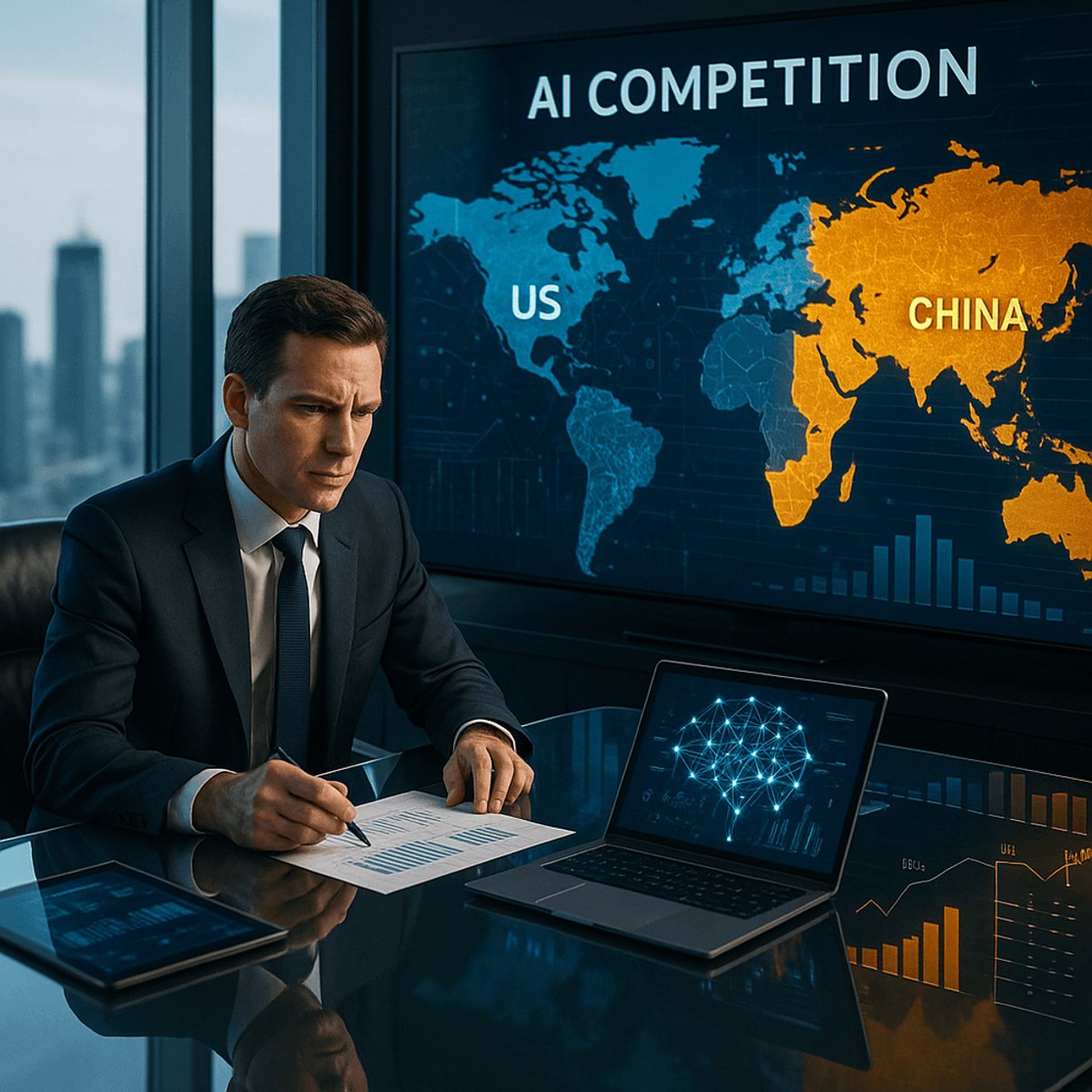 Microsoft's Brad Smith Warns US Tech on China AI Subsidies