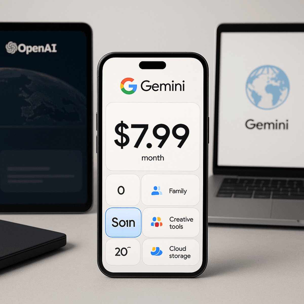 Google's $8 AI Plus Plan Goes Global, Takes Aim at OpenAI
