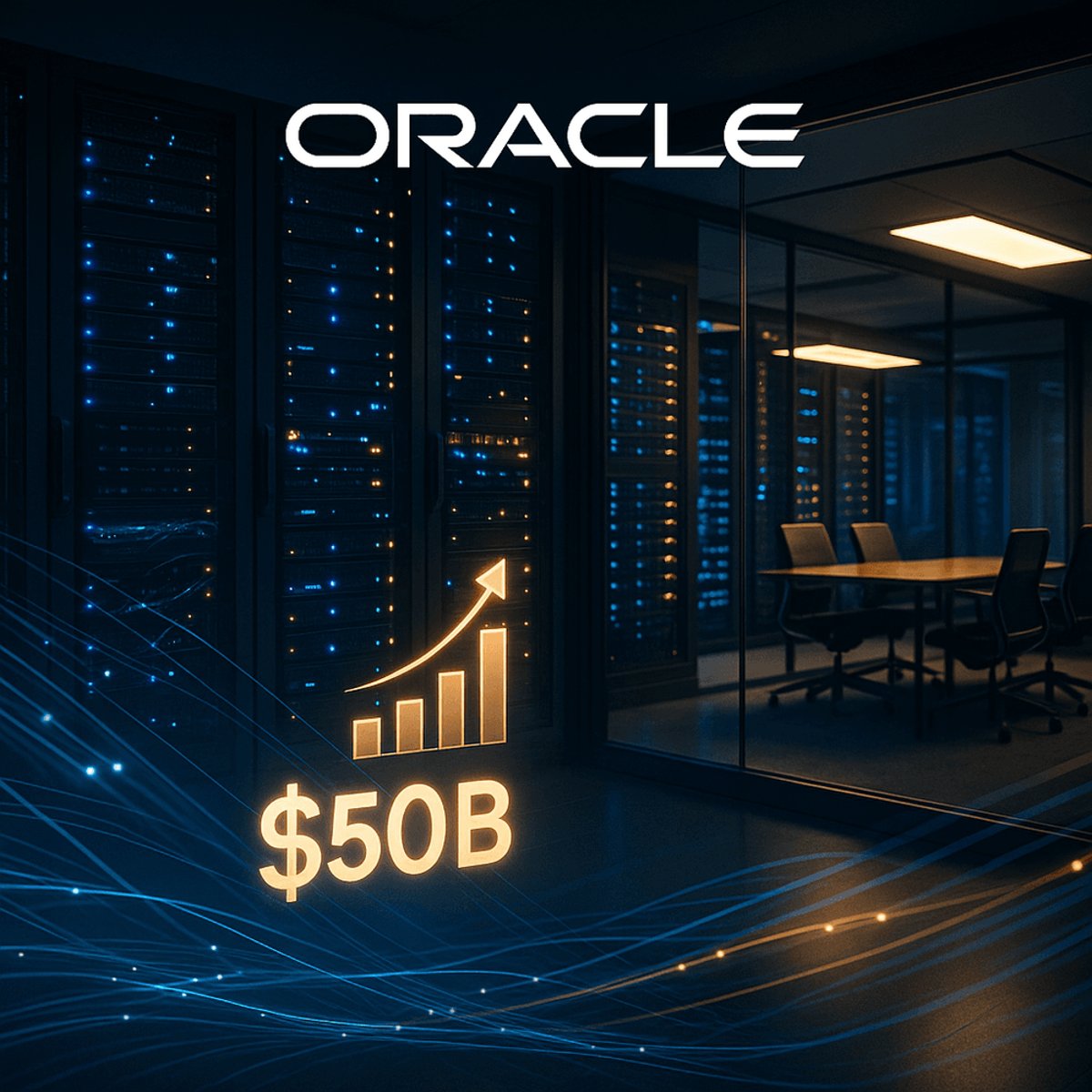 Oracle raises $50B for AI data centers as stock jumps 5%