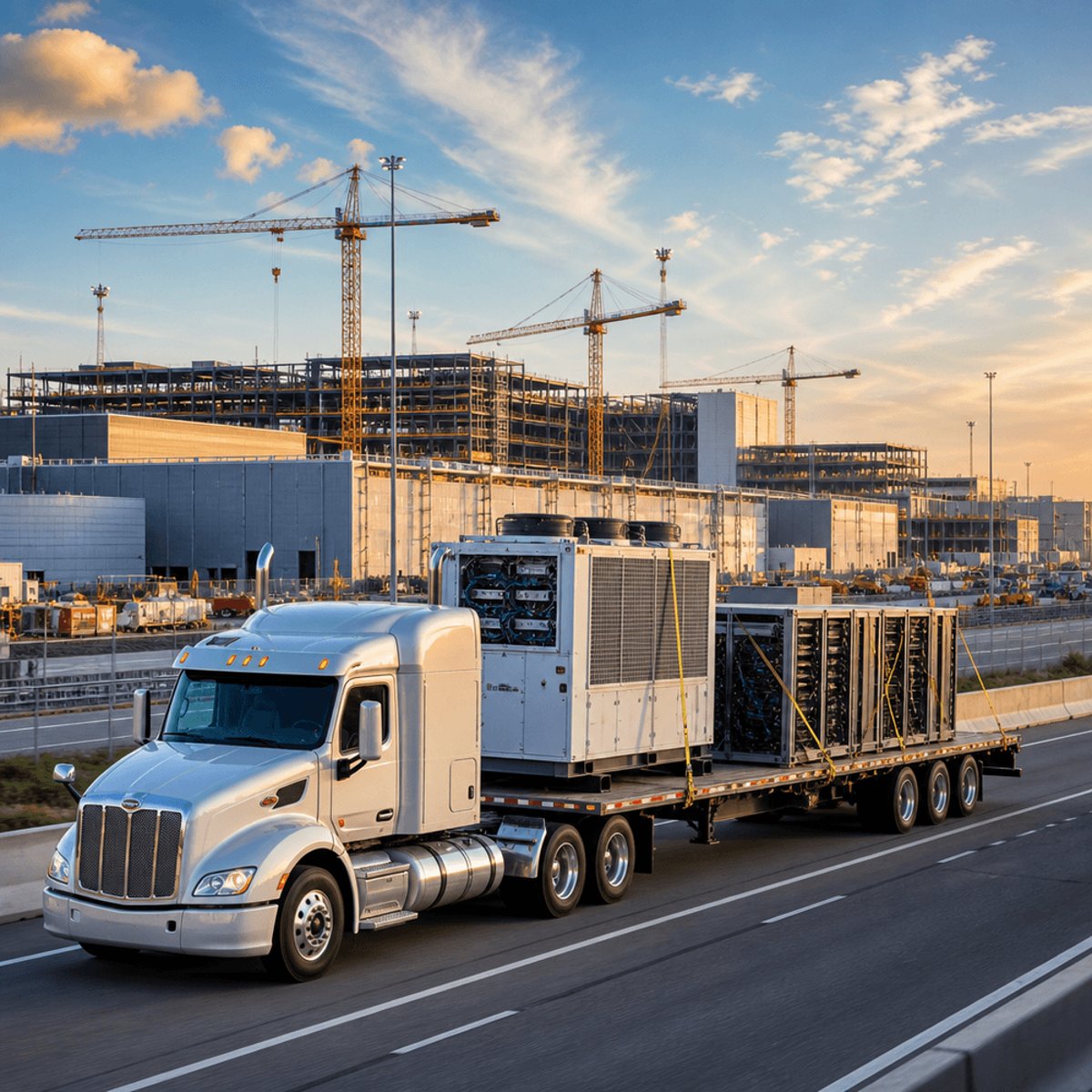 AI Data Center Boom Gives Truckers Rare Win