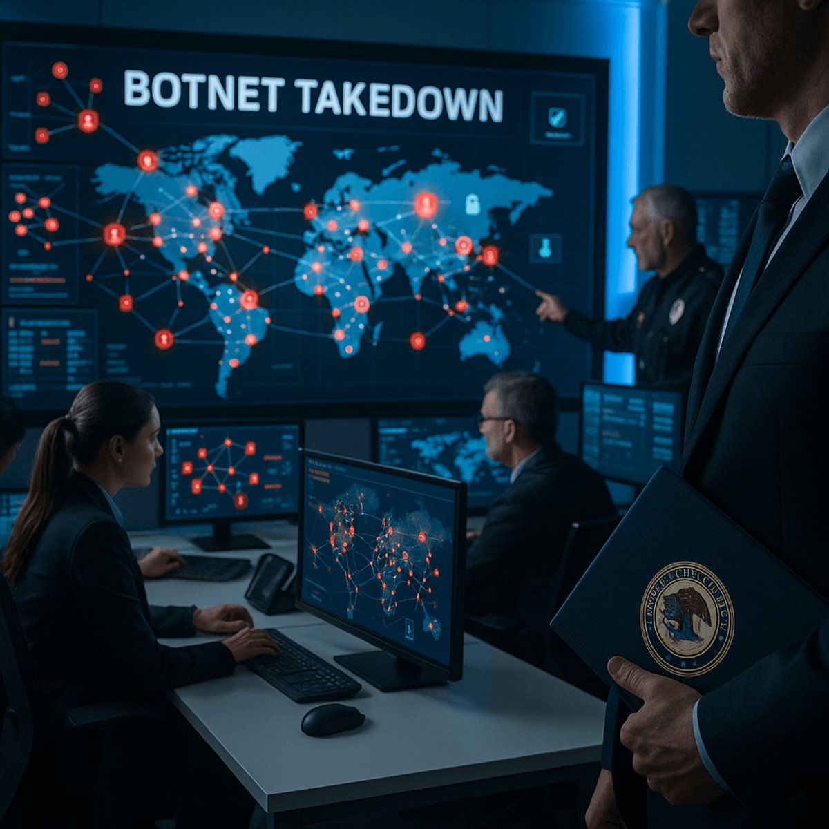 DOJ Crushes 4 Botnets Behind 3 Million Infected Devices