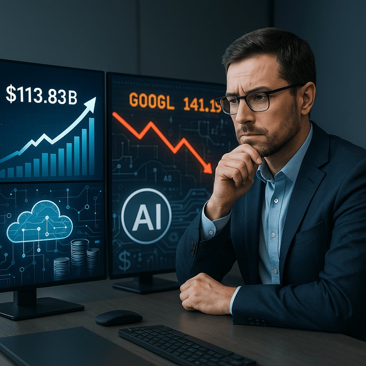 Google Shares Sink 5% Despite Earnings Beat on AI Capex Shock