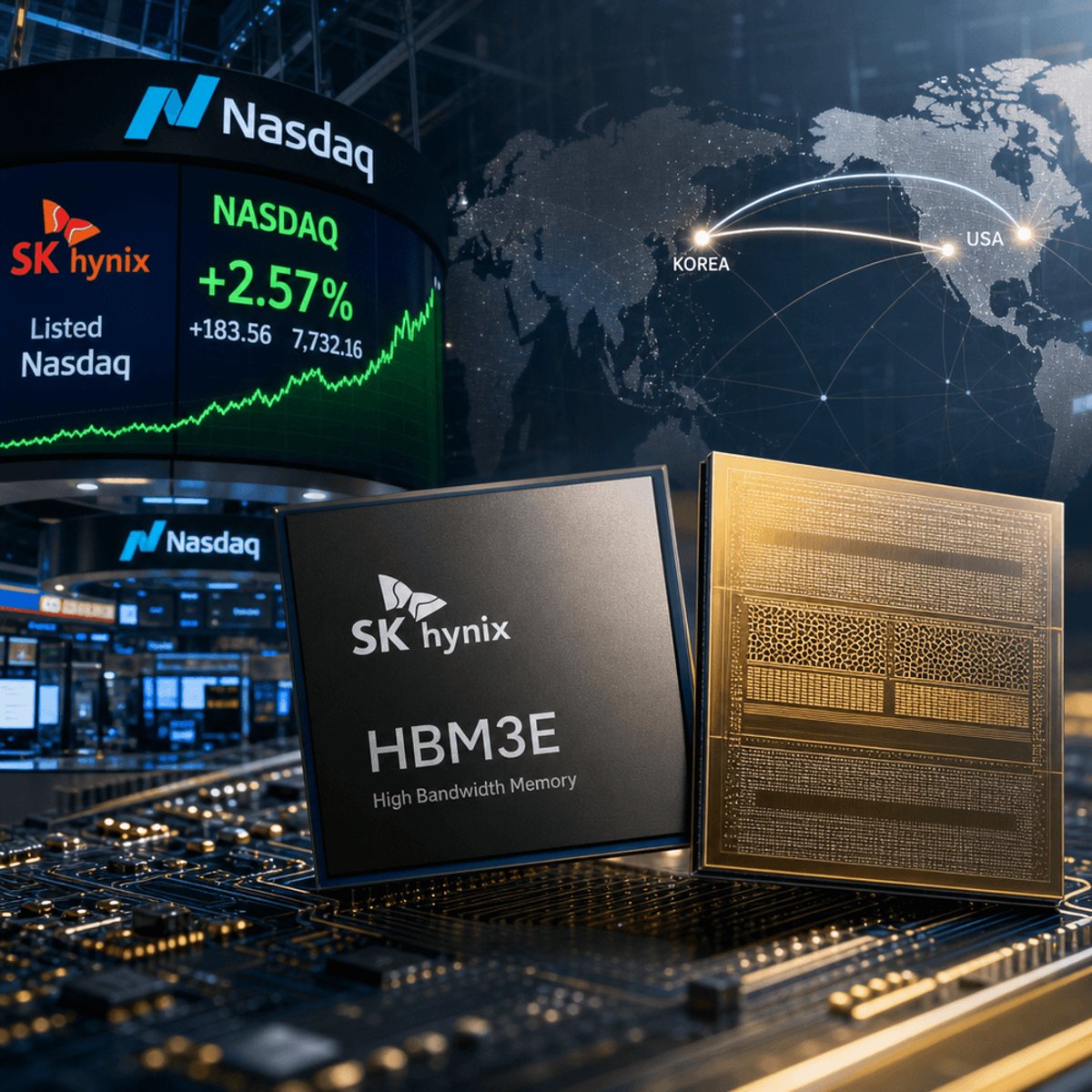 SK Hynix Hits Nasdaq to Break Korea's Valuation Curse