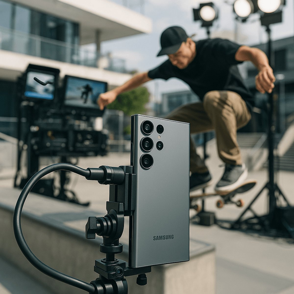 Samsung Embeds Galaxy S26 Ultra in Live Skateboarding Broadcasts