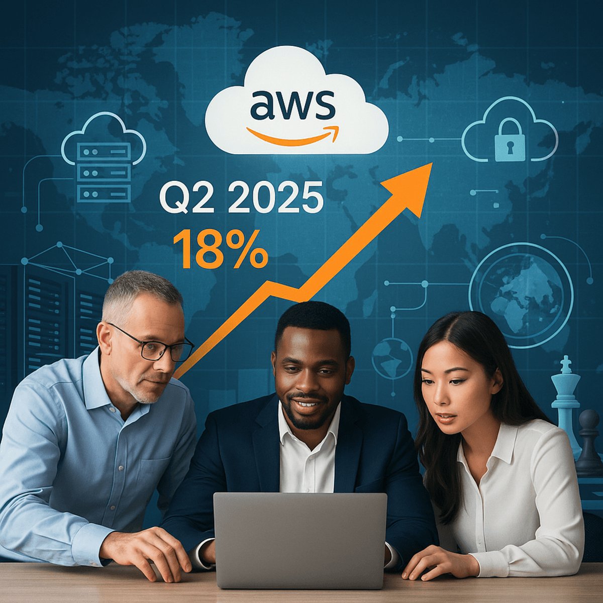 AWS Defies Competition with 18% Revenue Surge