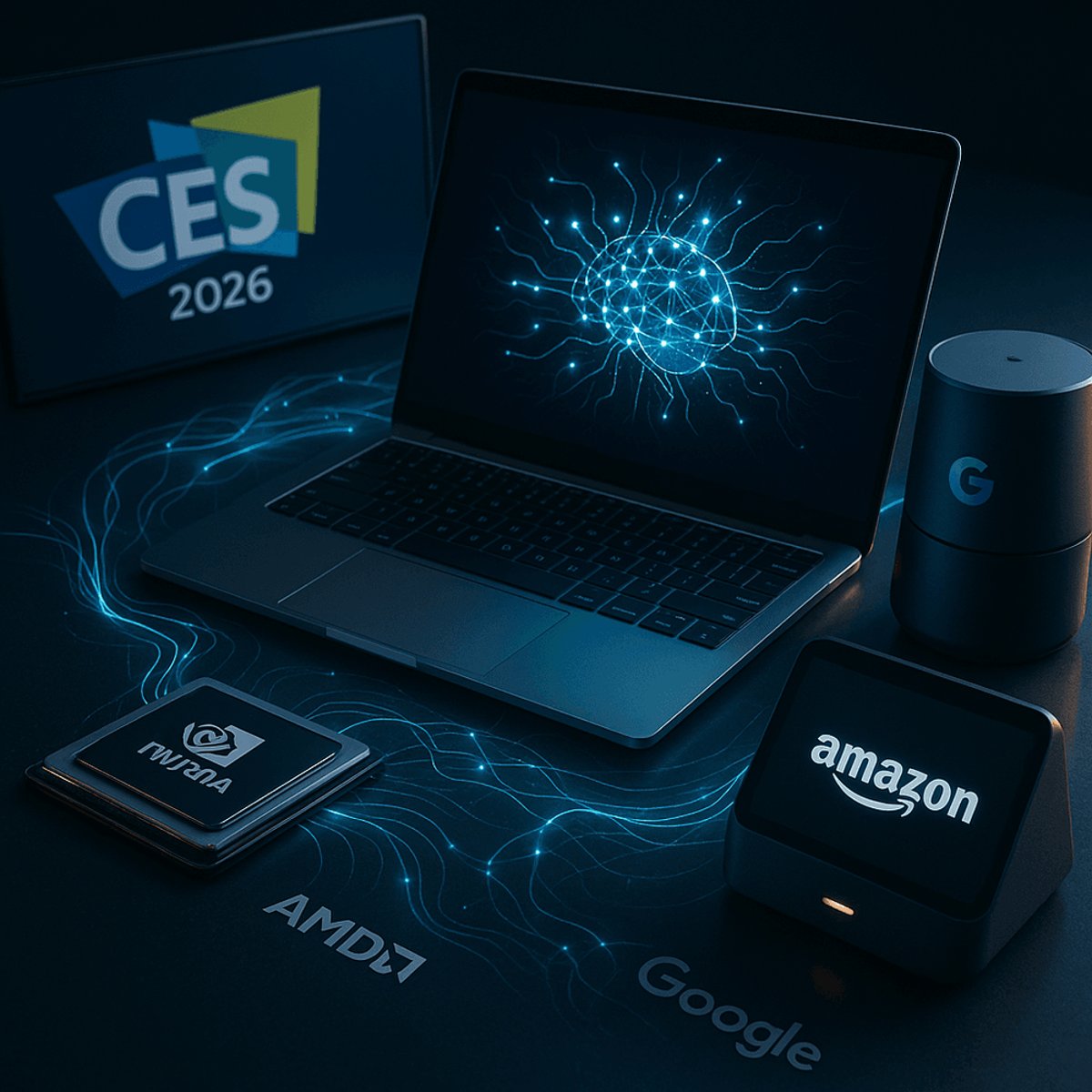 CES 2026: Nvidia, AMD, Amazon Lead AI-First Hardware Push