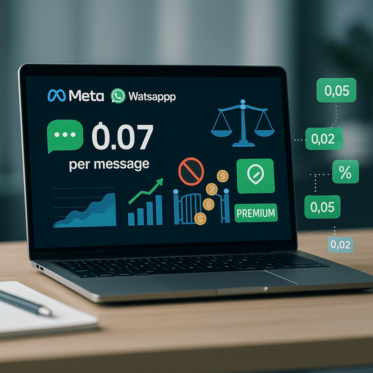 Meta charges AI chatbot devs $0.07/msg on WhatsApp in Italy