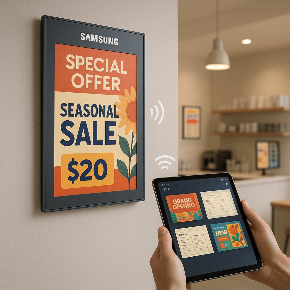 Samsung Unveils Color E-Paper Displays for Retail Signage