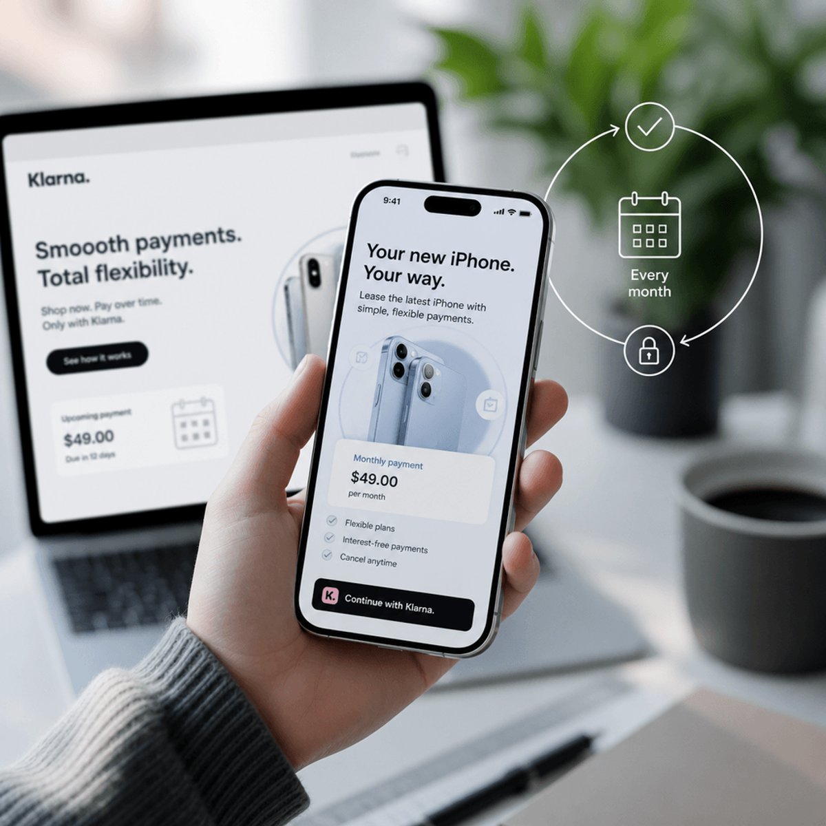 Apple launches $17.99/month iPhone leasing via Klarna