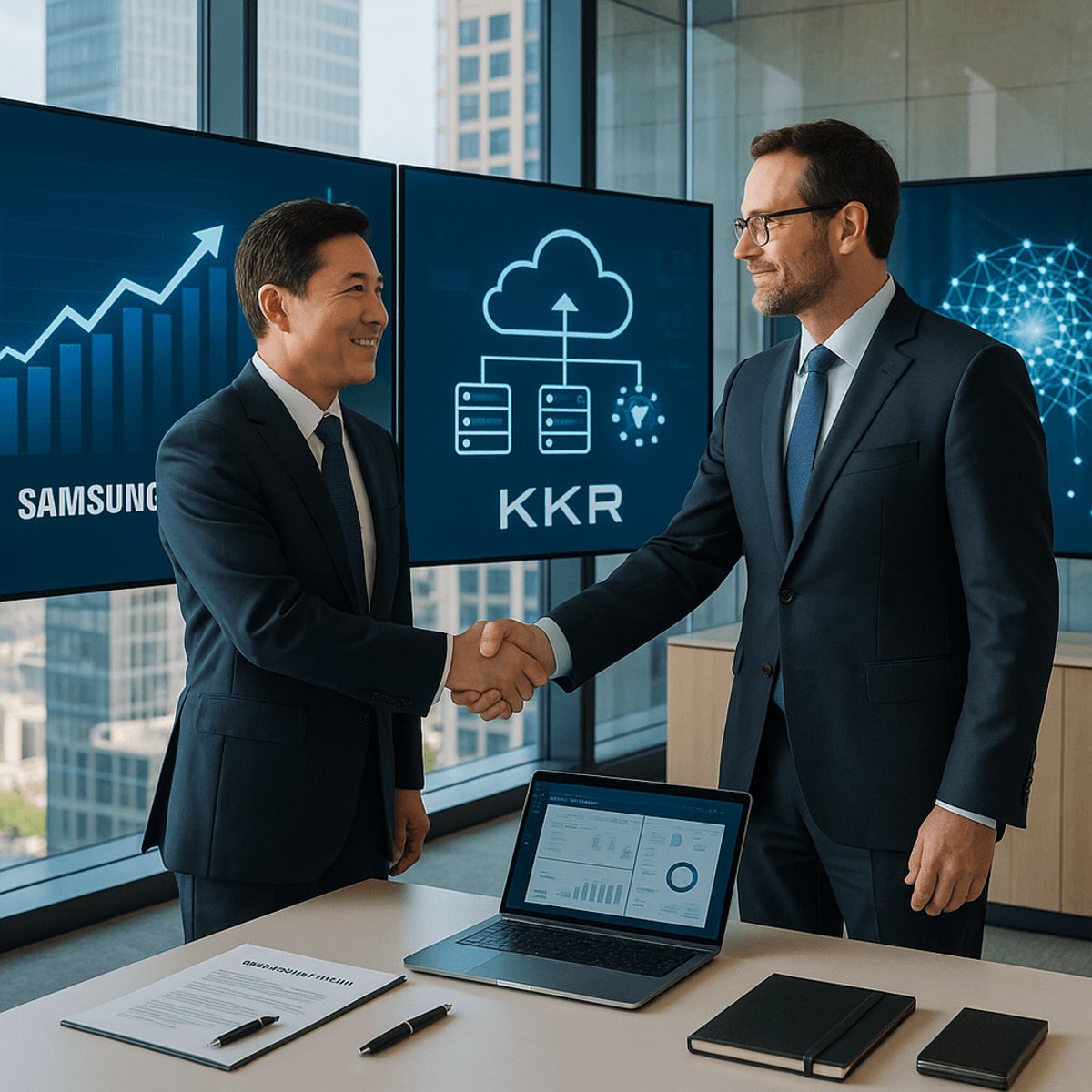 Samsung SDS soars 20% as KKR invests $820M in bonds