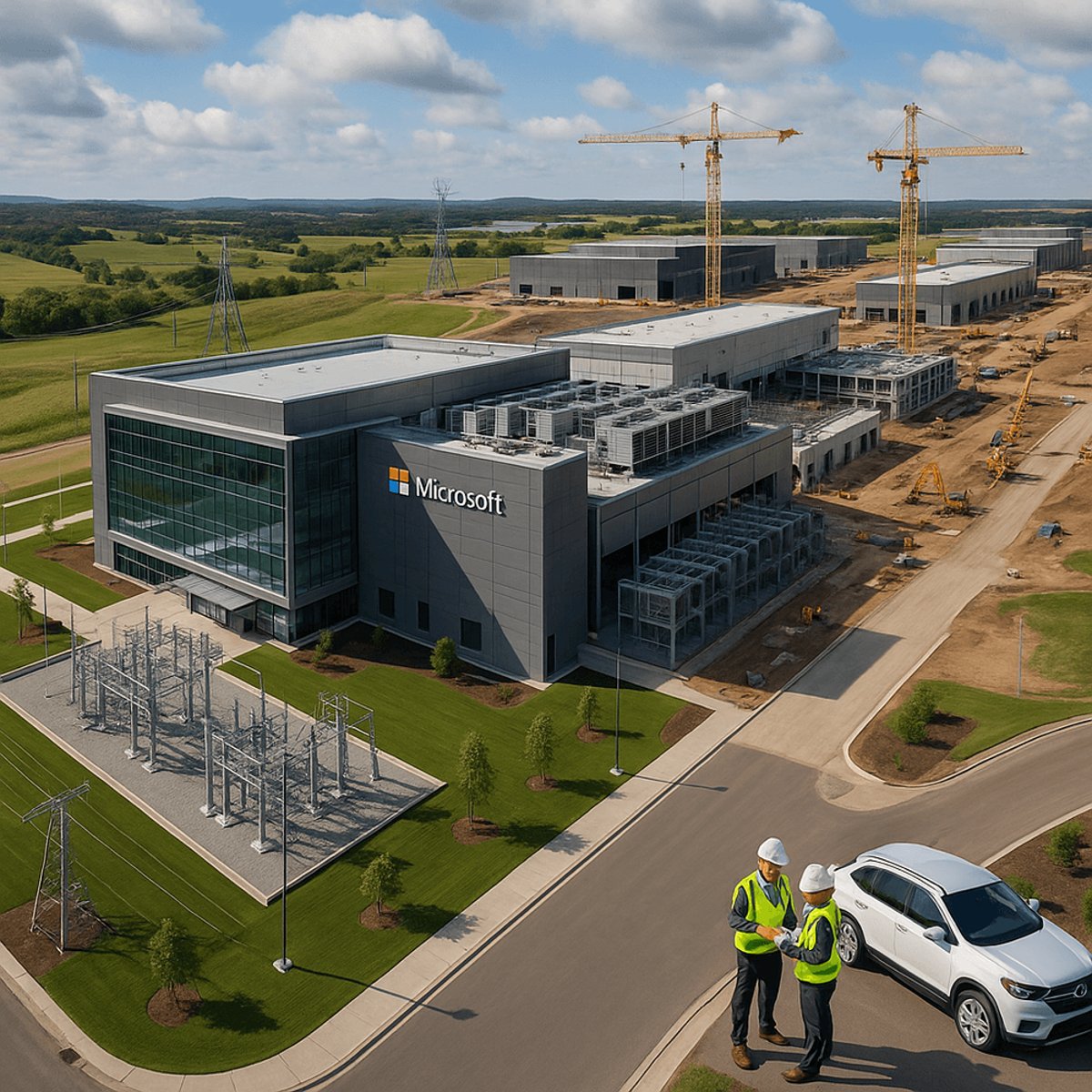 Microsoft Wins Approval for 15 Data Centers at Foxconn Site