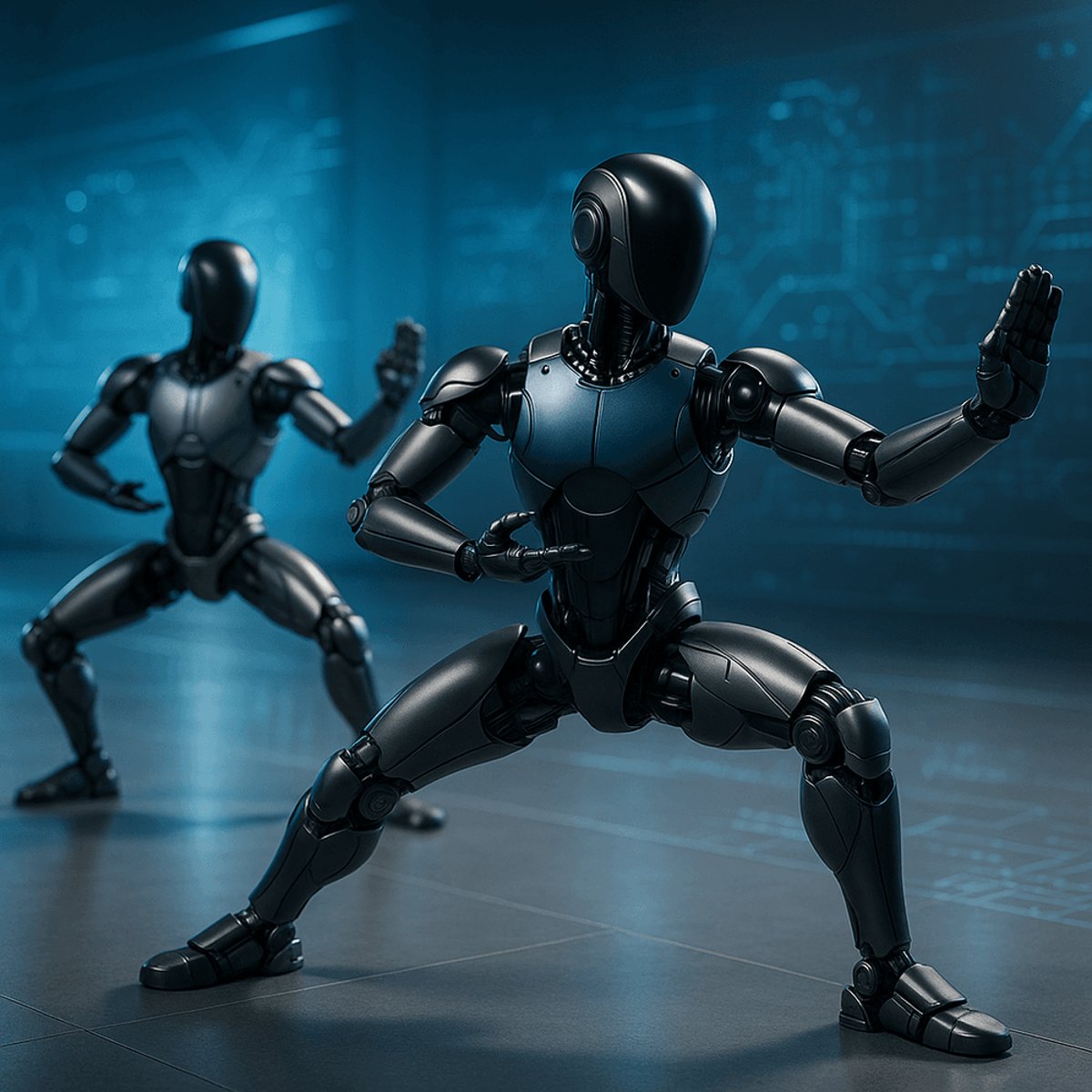 China's Humanoid Robots Steal Spotlight with Kung Fu Display