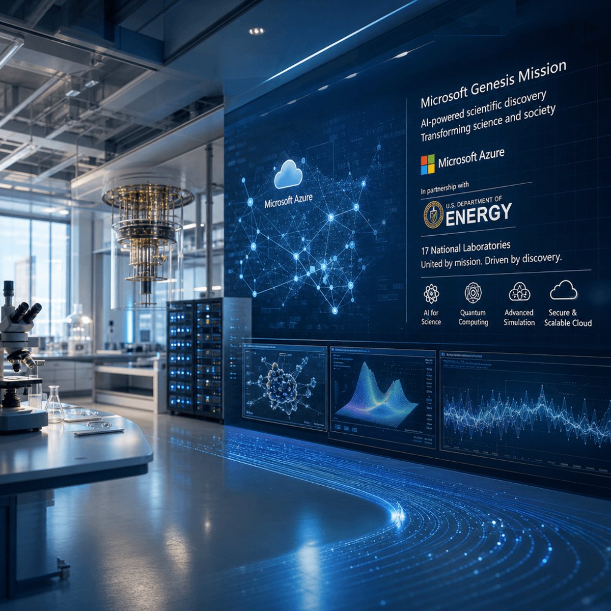 Microsoft Commits $60M to DOE Genesis Mission with New SPARK Hub