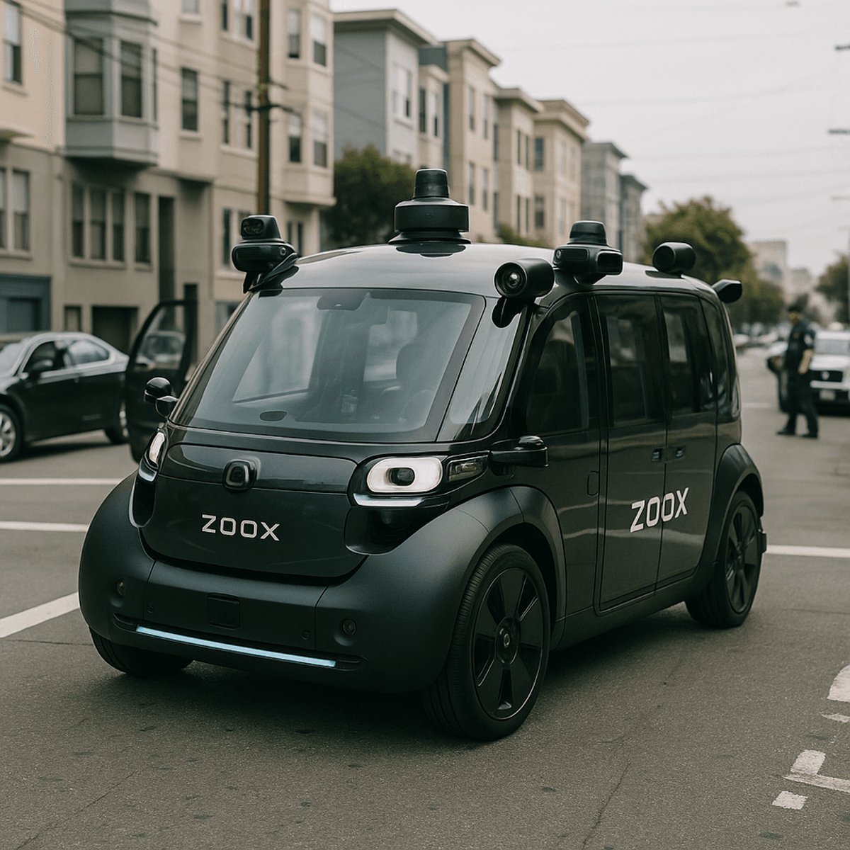Zoox robotaxi under SFPD probe after door collision