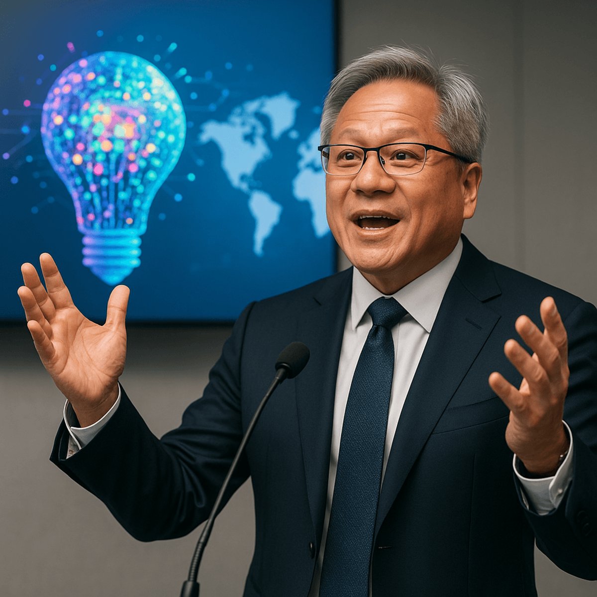 Nvidia CEO Goes 'Nano Bananas' for Google's AI Image Generator