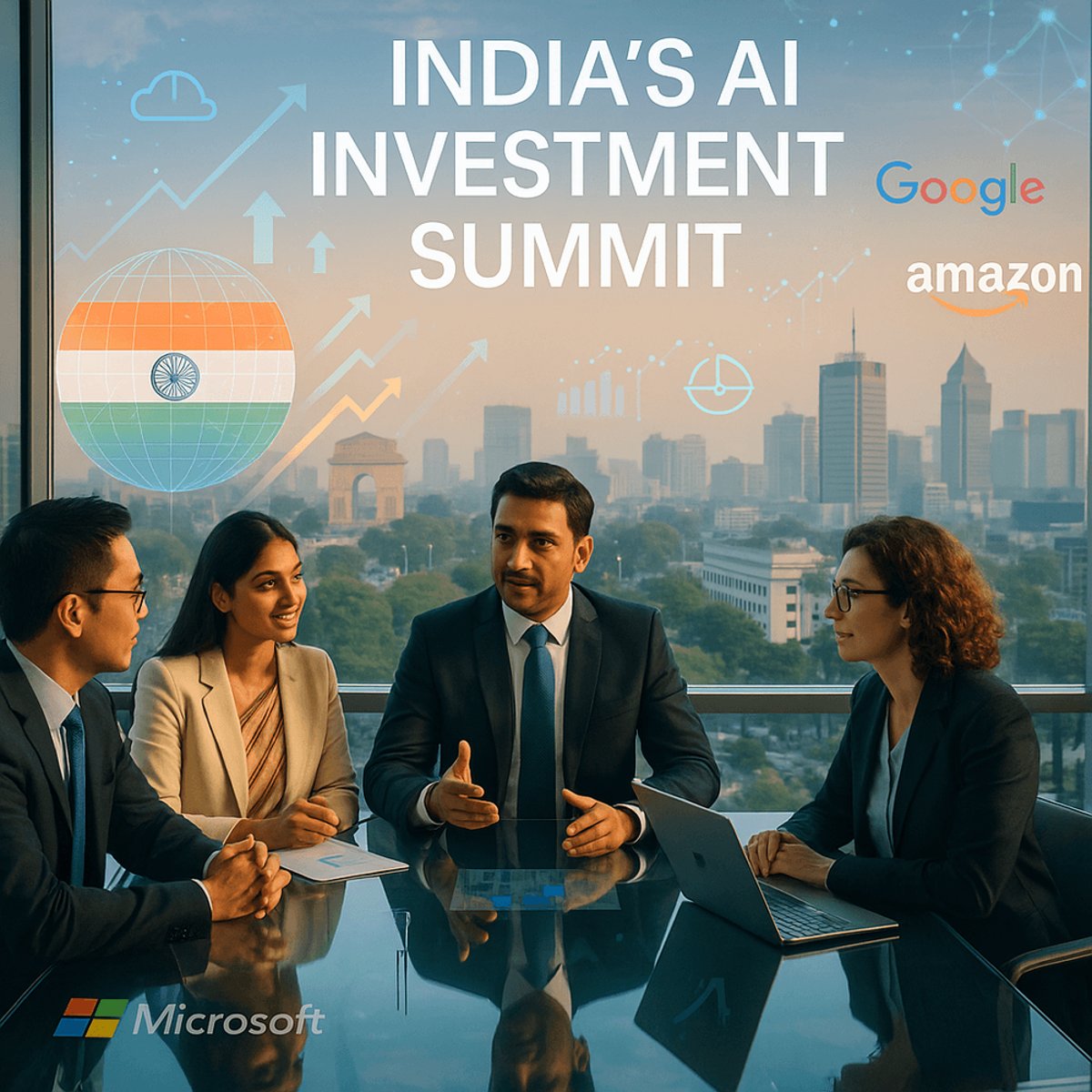 Tech Giants Pledge Billions in India AI as New Delhi Rises