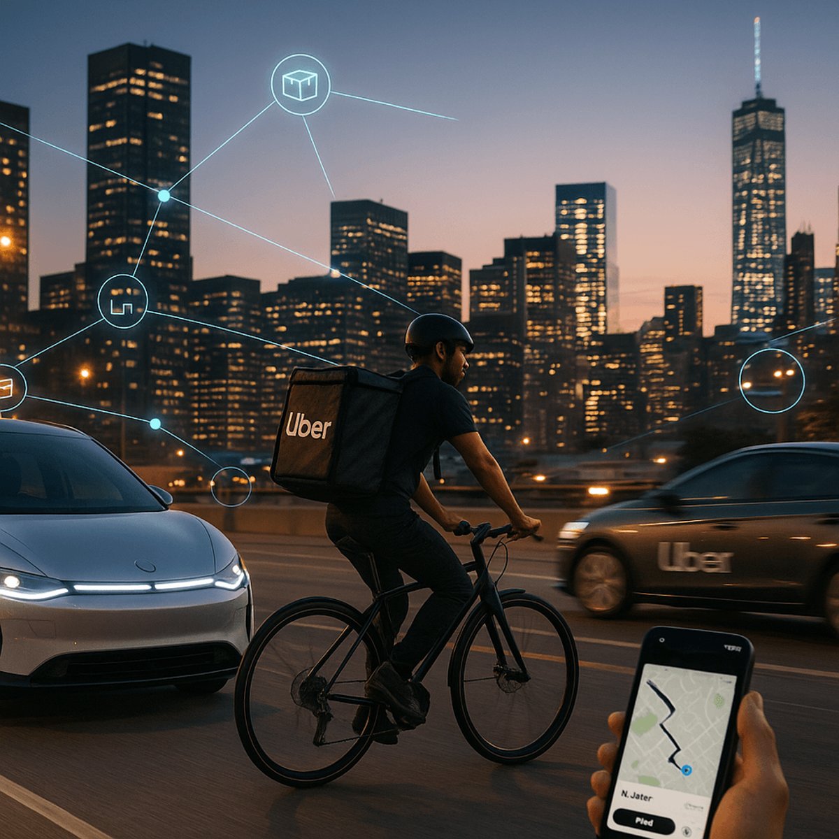 Uber's delivery bet pays off with 30% revenue surge in Q4