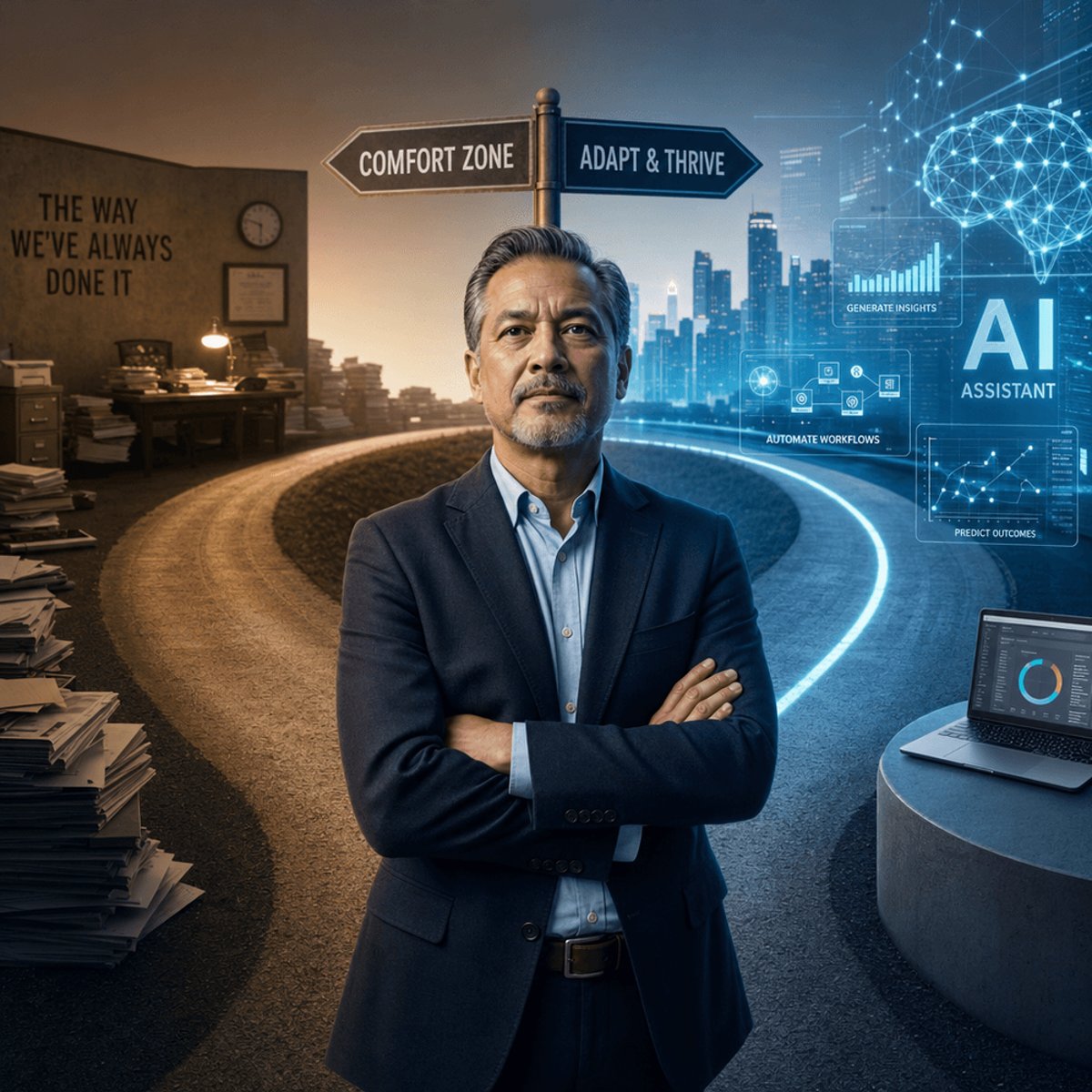 AI Pushes Older Workers Into Career Crossroads, Study Shows