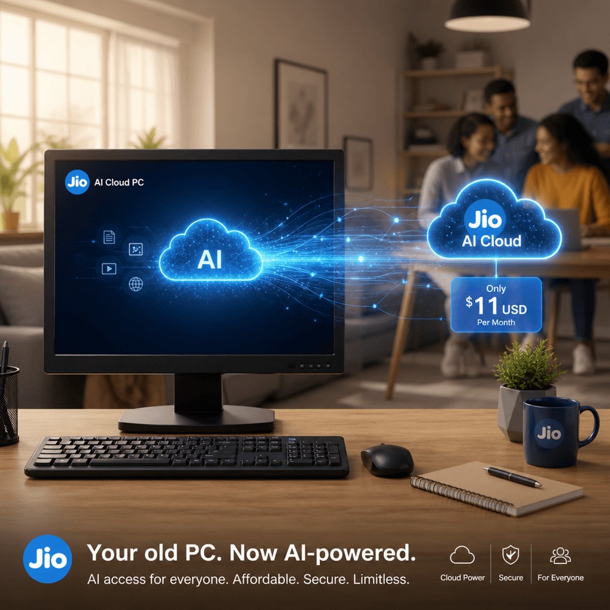 Mukesh Ambani’s Jio Turns Old PCs Into AI Machines