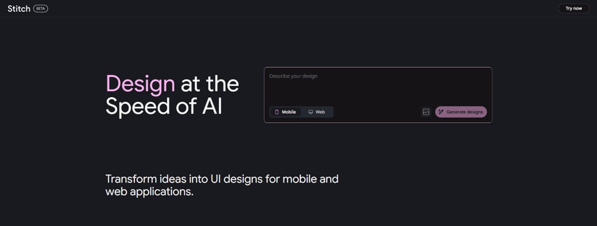 Google's Stitch and Junior Designers