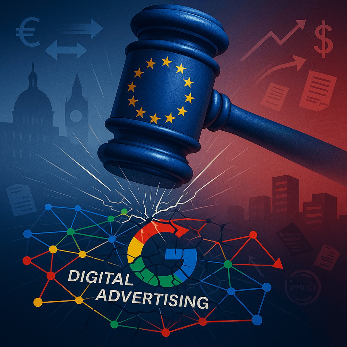 EU hits Google with $3.5B adtech fine as Trump threatens to 'nullify'