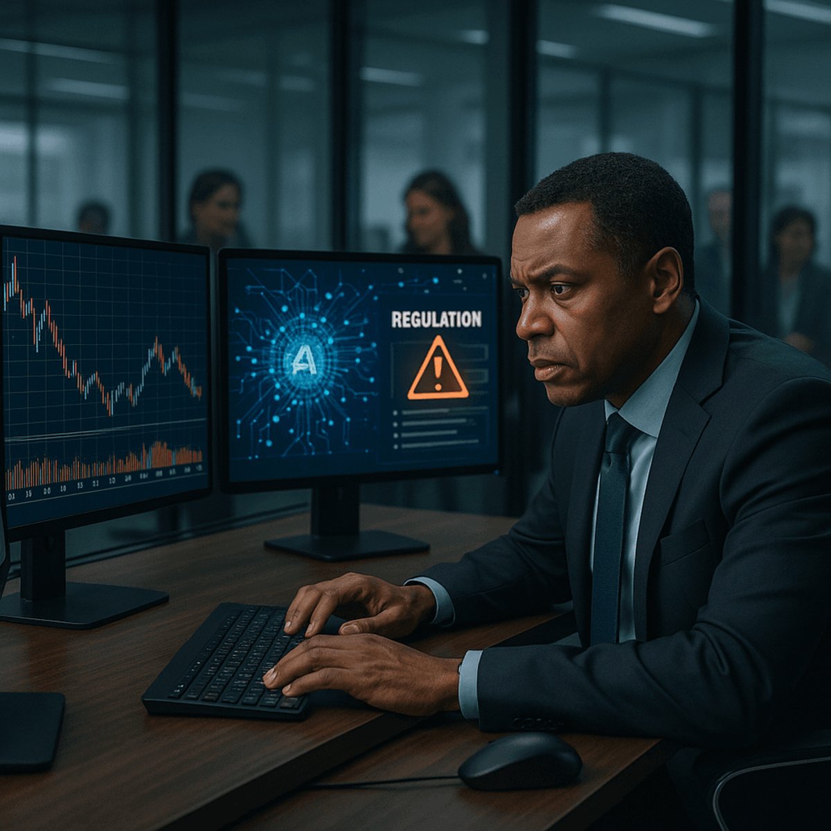 AI Races Past Regulators as Markets Tumble and Politics Erupt