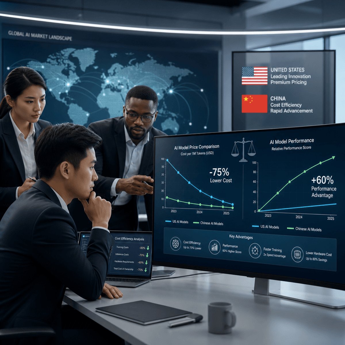 Chinese AI Models Steal U.S. Enterprise Share as Costs Bite