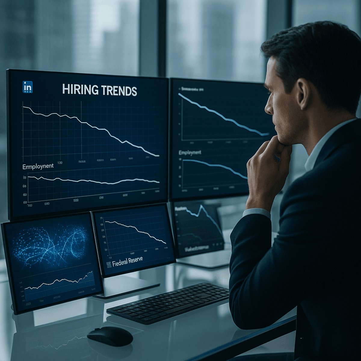 LinkedIn: Hiring Down 20%, But AI Isn't the Culprit