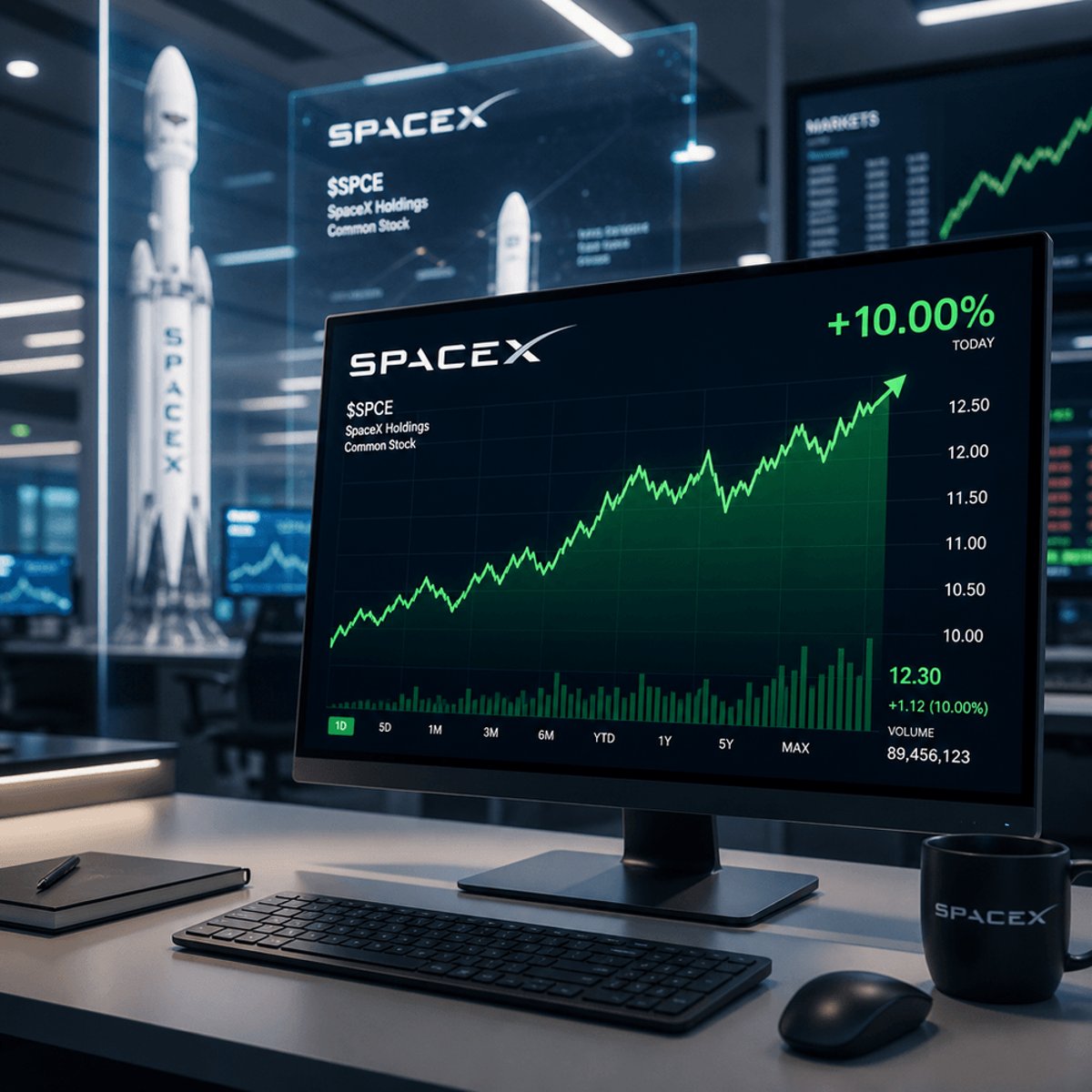 SpaceX Stock Surges 10% Ahead of Historic First Earnings