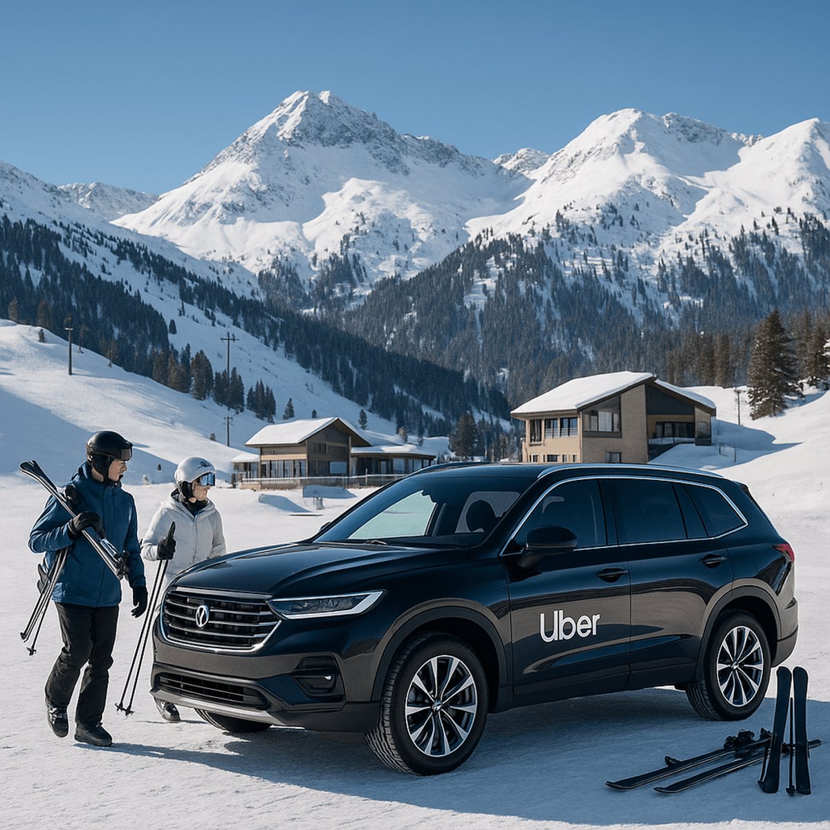 Uber Launches Ski Service to 40 Mountains Across US and Europe