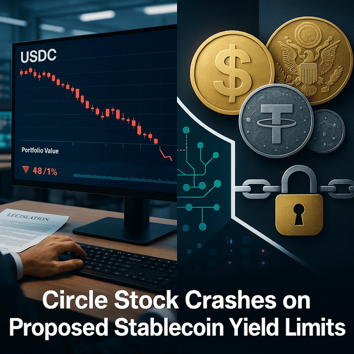 Circle Stock Crashes on Proposed Stablecoin Yield Limits