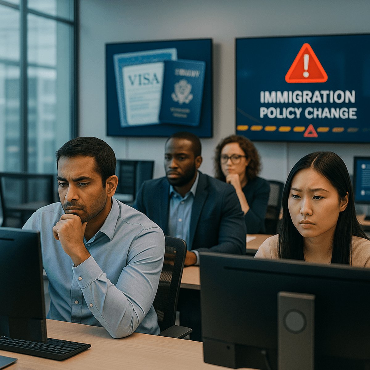 Tech Giants Warn H-1B Staff: Stay in US After Trump Fee Shock