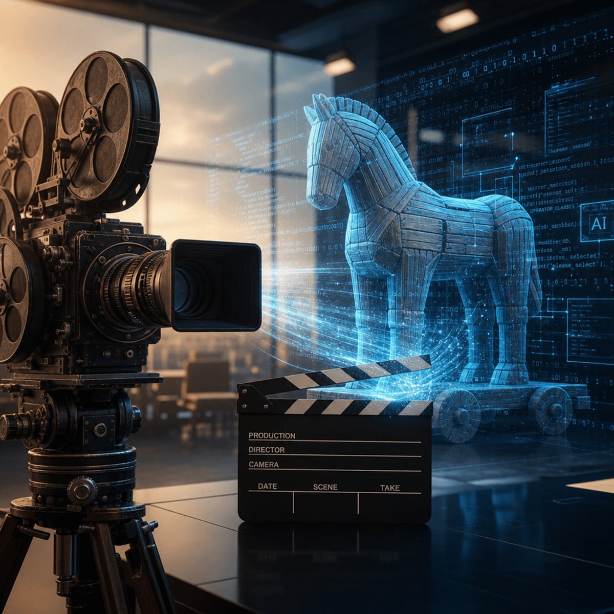 Nolan Calls AI a 'Trojan Horse' Hollywood Can't Ignore