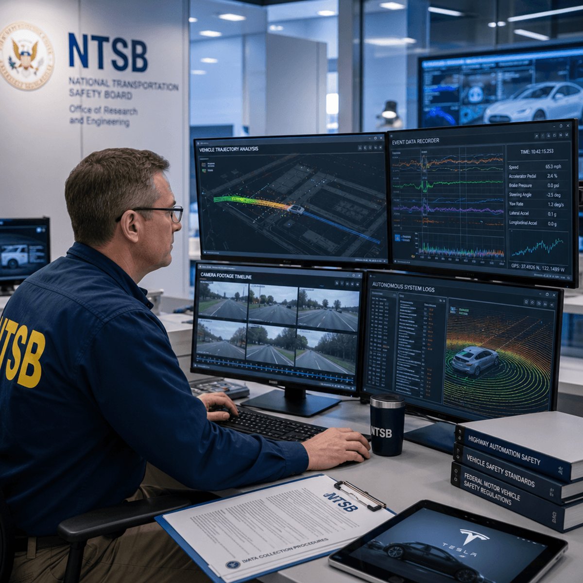 NTSB Opens Fatal Tesla Crash Probe in Texas