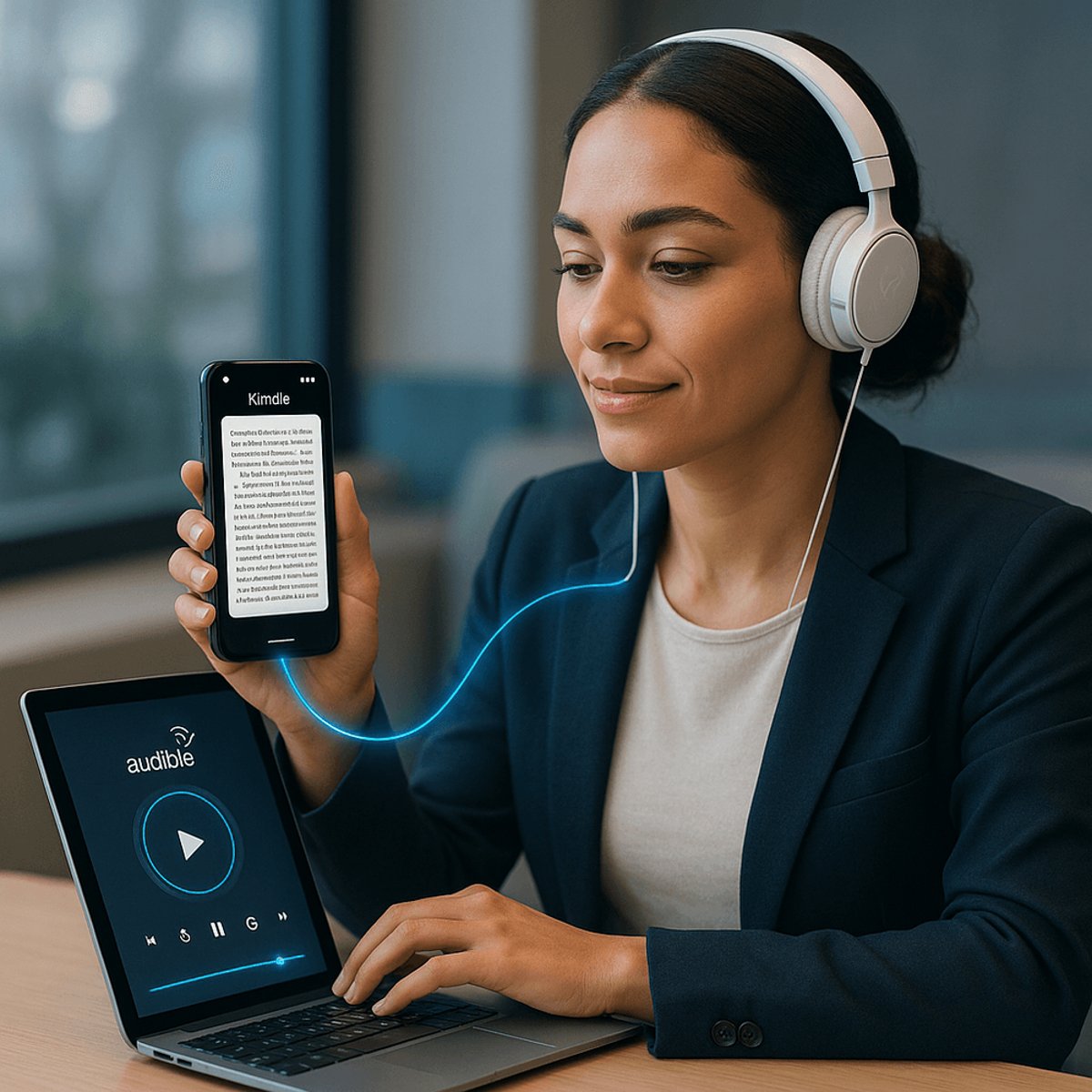 Audible launches Read & Listen sync for Kindle books