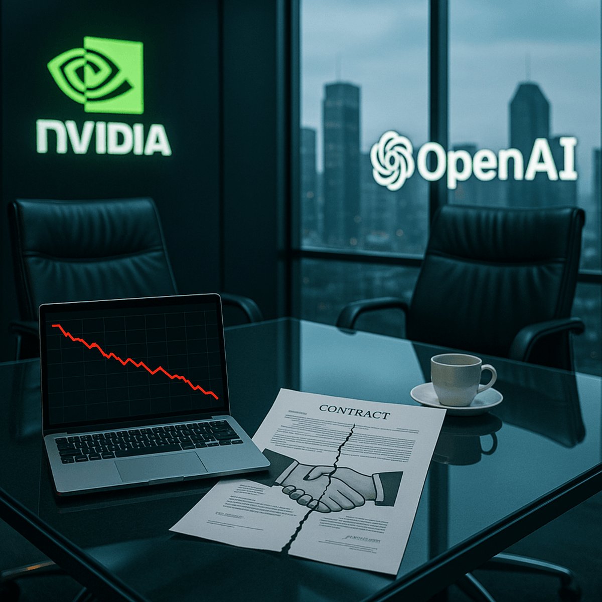 Nvidia Shares Slip 2% as $100B OpenAI Deal Stalls Amid Tension
