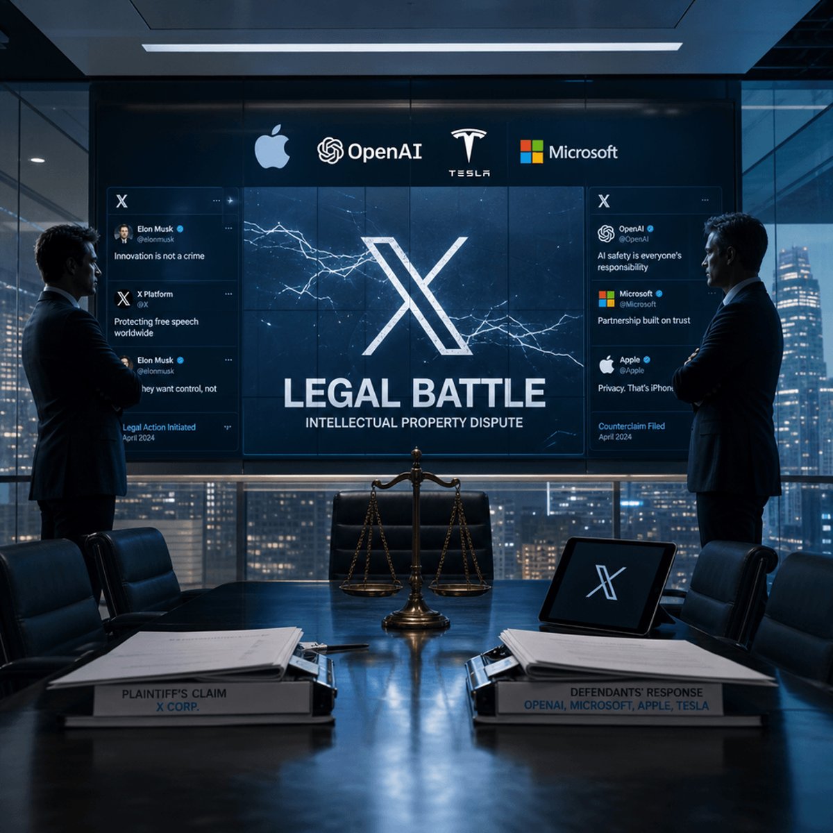 Musk and Altman Clash on X as Apple Sues OpenAI