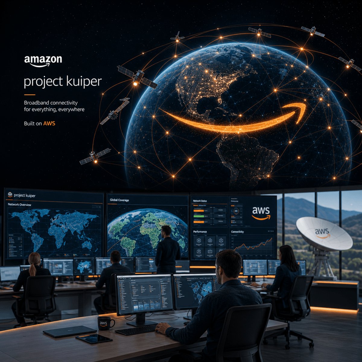 Amazon Ready to Launch Leo Satellite Internet Service
